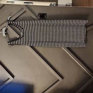 Black and white dress plus size